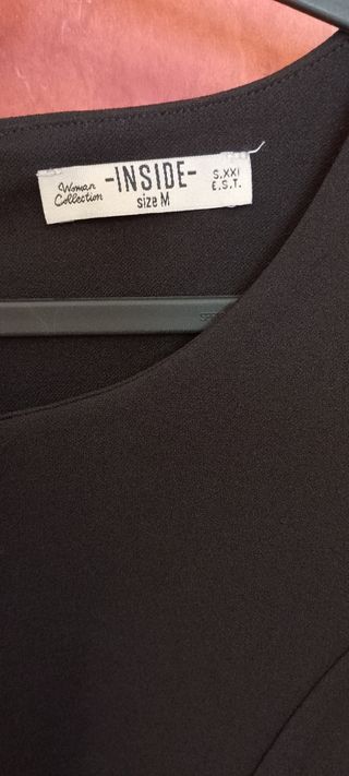 Vestido Nochevieja fiesta negro INSIDE