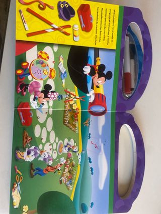 Libro La Casa Mickey Mouse Pintar y Borrar