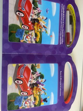Libro La Casa Mickey Mouse Pintar y Borrar
