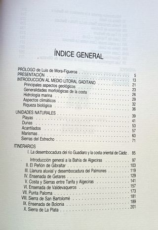 Guía naturalista de la provincia de Cádiz. 4 tomos