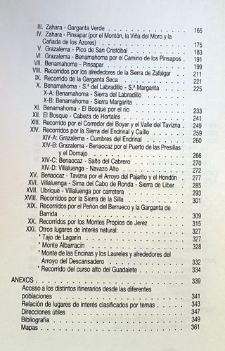 Guía naturalista de la provincia de Cádiz. 4 tomos