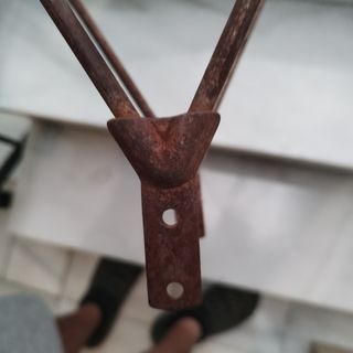 bicicleta antigua varillas portamaletas