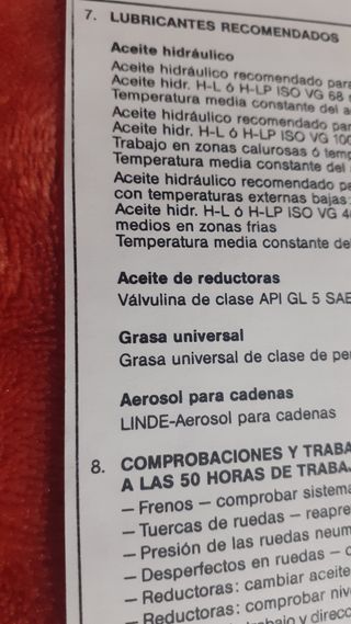 MANUALES CARRETILLAS ELEVADORAS LINDE