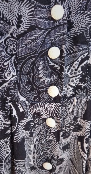 Vestido abotonado babydoll