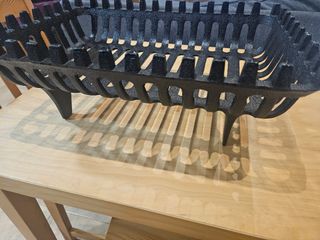 Cesta para chimenea hierro fundido