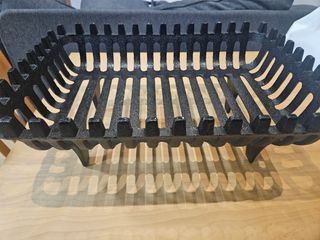 Cesta para chimenea hierro fundido