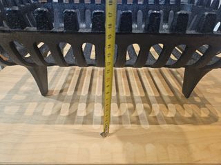 Cesta para chimenea hierro fundido