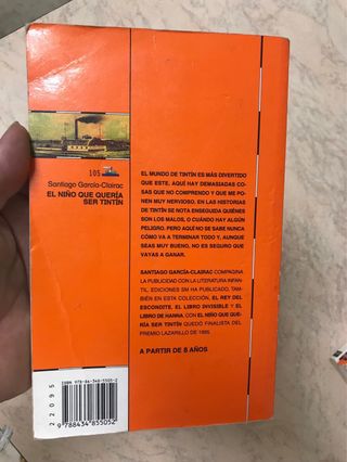 LIBRO EL NIÑO QUE QUERIA SER TINTIN