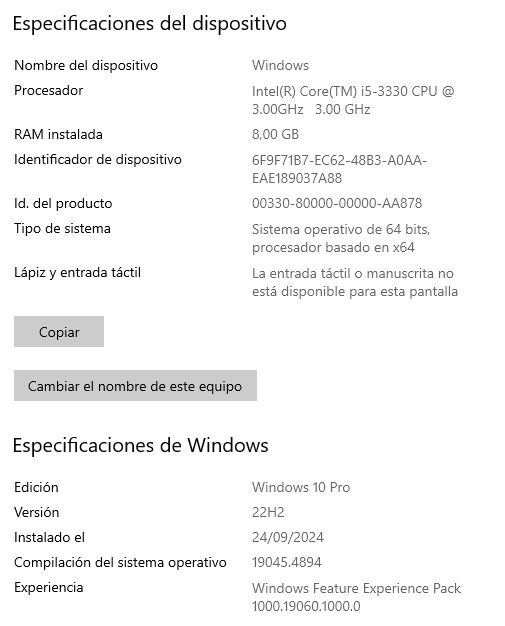 PC GAMING TORRE i5 GTX 660