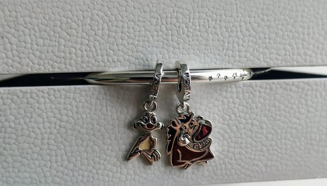 Charms Timón y Pumba (conjunto) Disney