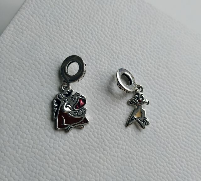 Charms Timón y Pumba (conjunto) Disney