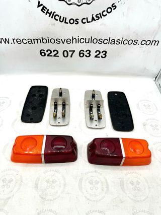 Pilotos traseros clasicos tres bombillas