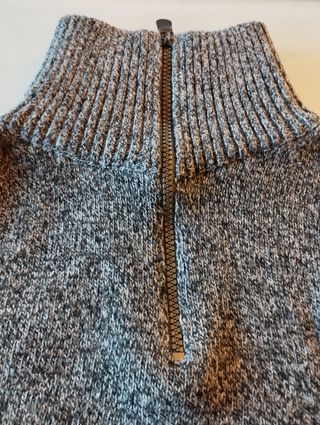 Jersey gris jaspeado para hombre. Talla S/M