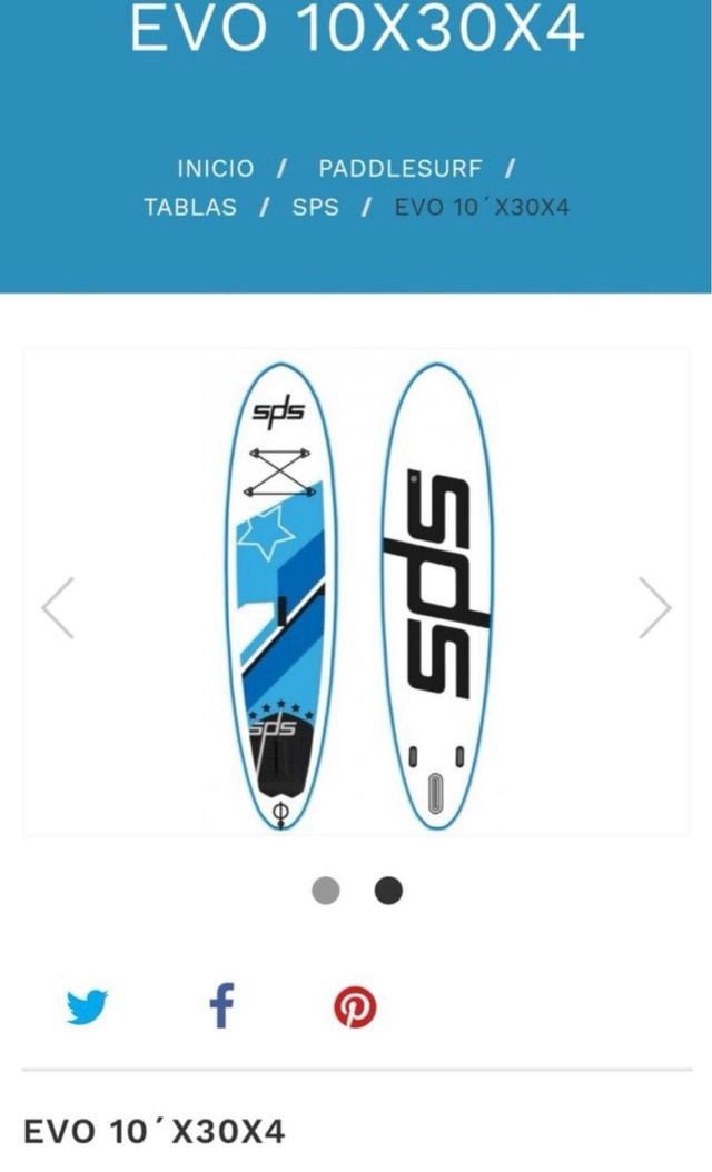 TAVOLA DA PADDLESURF/WINDSURF SPS EVO