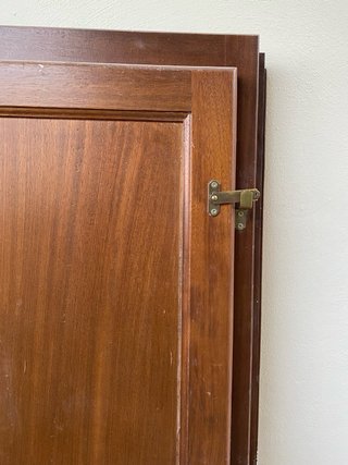 Ventana madera maciza de iroko