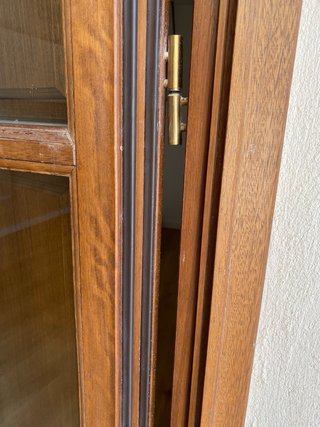 Ventana madera maciza de iroko