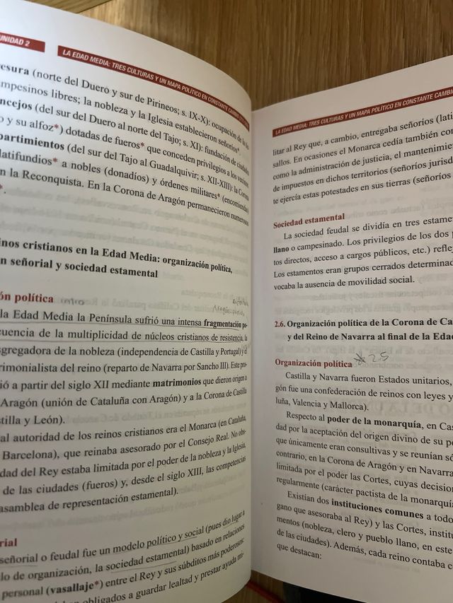 Libro Historia de España 2BACH (nueva edicion)