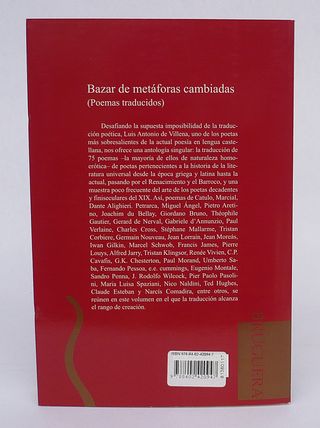 Luis Antonio de Villena, Bazar de metáforas cambi