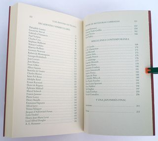 Luis Antonio de Villena, Bazar de metáforas cambi