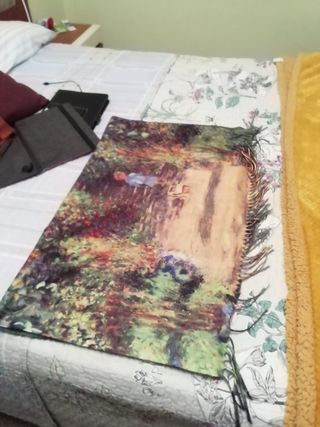 bufanda cuadro los girasoles