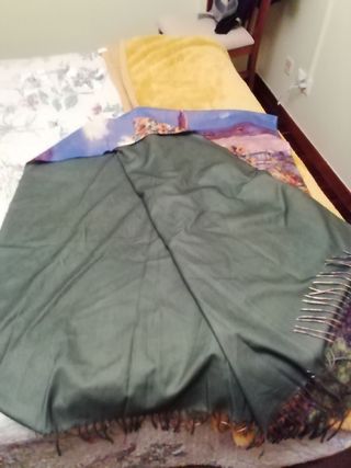 bufanda cuadro los girasoles