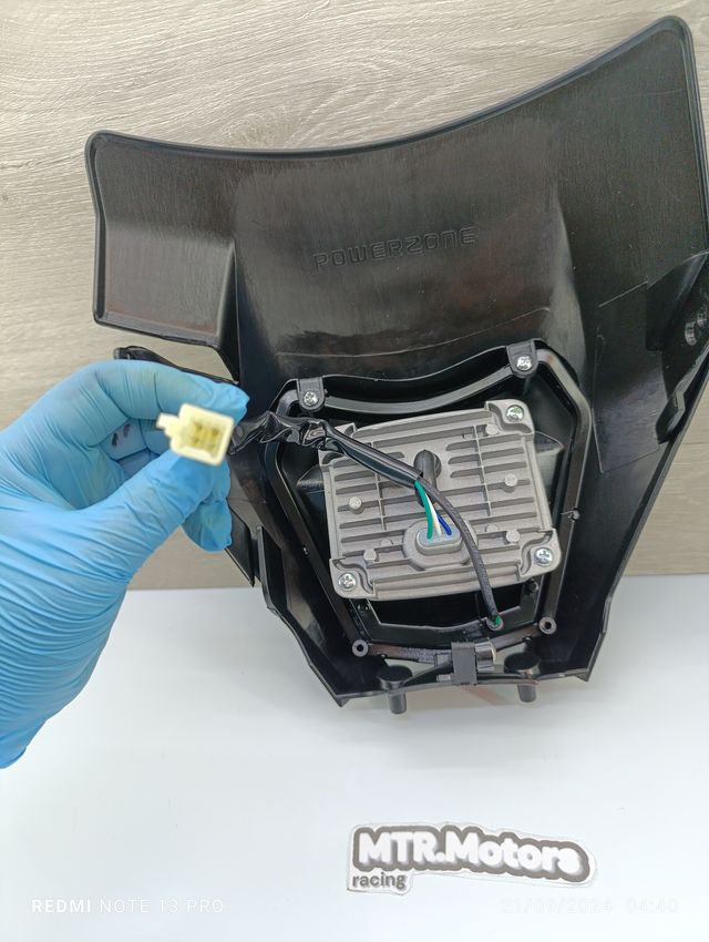 ✅ Careta KTM Led 2017-2020 Negro homologada