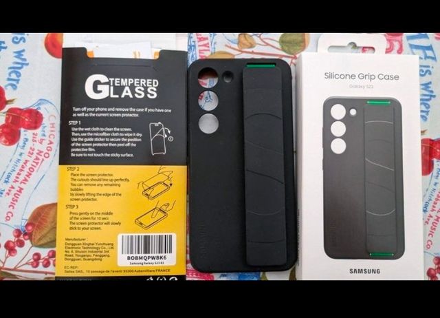 S23 cover originale+ pellicola vetro