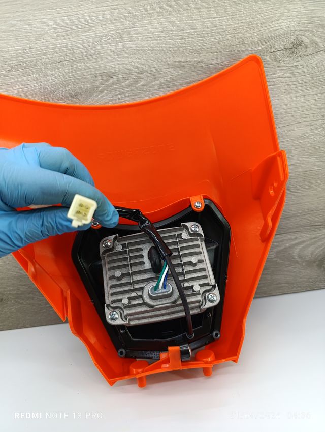 ✅ Careta KTM Led 2017-2020 Naranja homologada