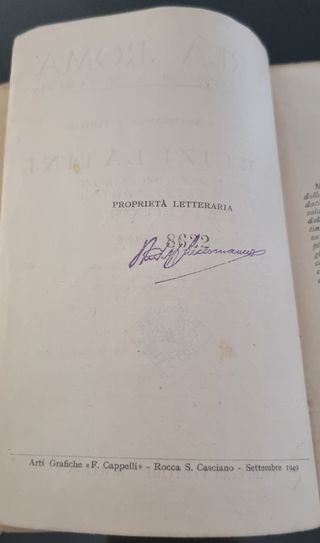 Libri di Latino per la scuola 1949