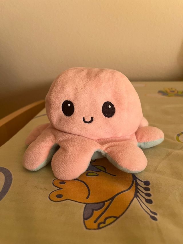 Peluche pulpo reversible