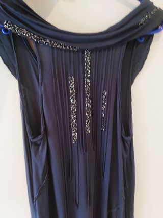 Vestido gris oscuro talla M