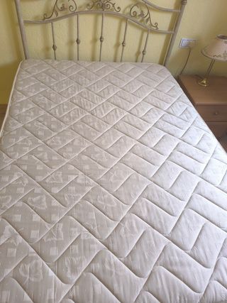 CAMA MATRIMONIO SOMIER COLCHON CABEZAL