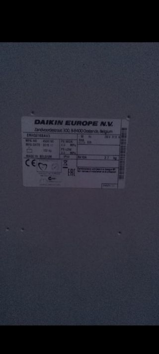Caldera aerotermia Daikin Altherma