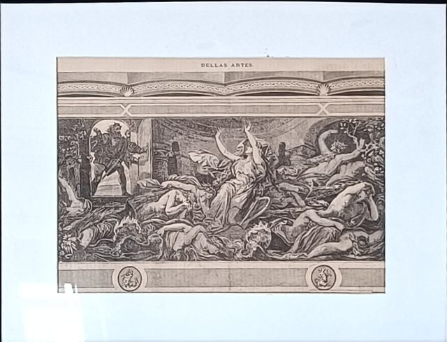 Cuadro lámina antigua