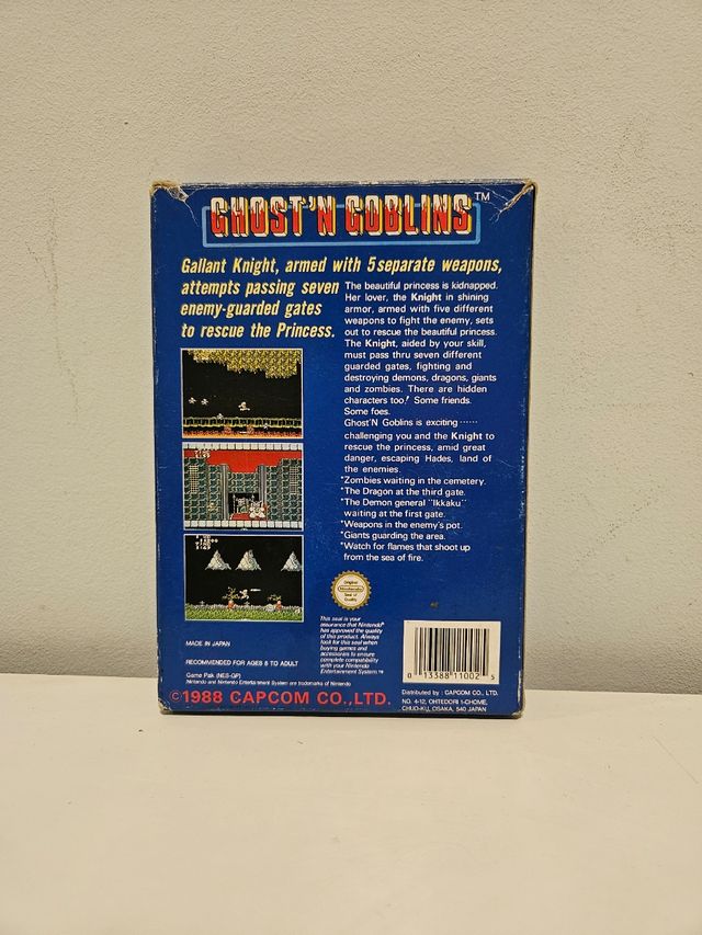 Ghost'n Goblins Nintendo Nes