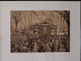 Cuadro lámina antigua