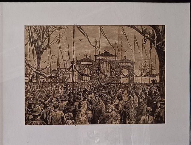 Cuadro lámina antigua