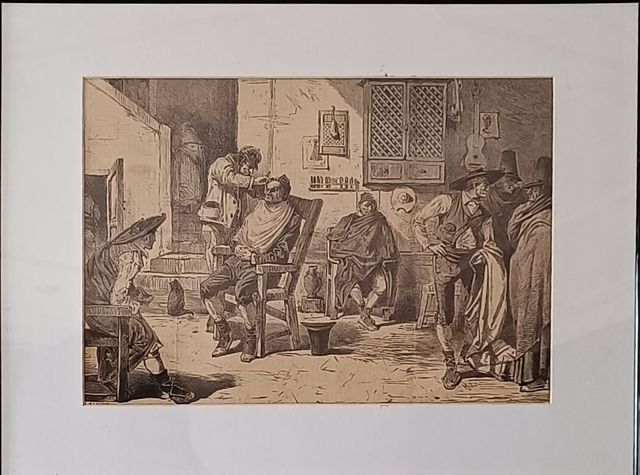 Cuadro lámina antigua