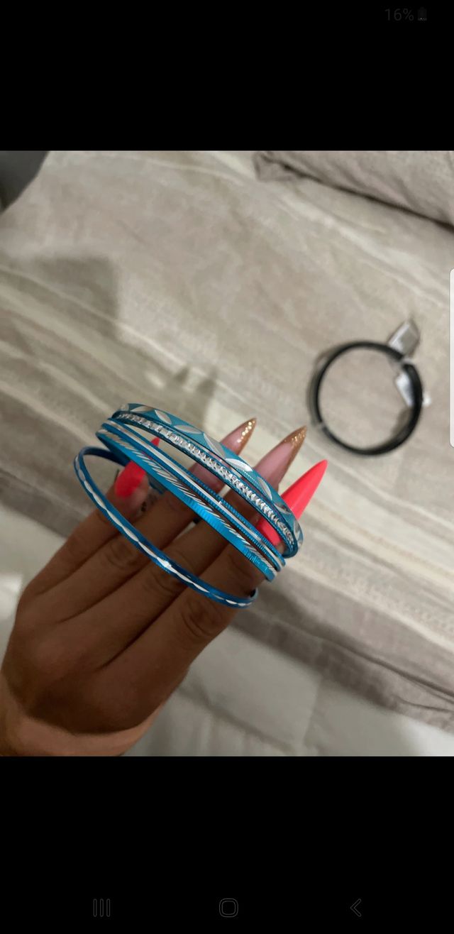 Braccialetti nero e turchese