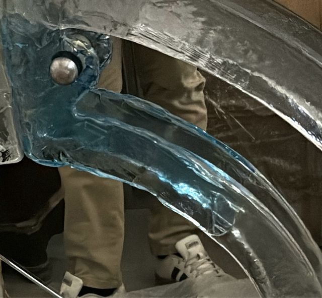 Conjunto de baño de cristal de Murano