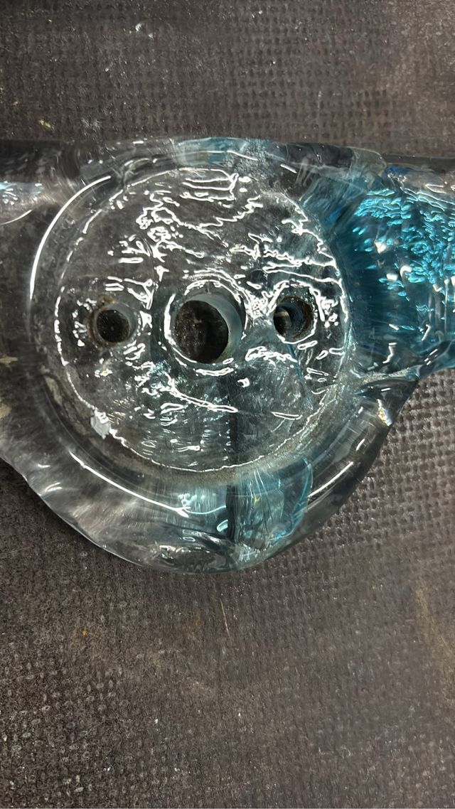 Conjunto de baño de cristal de Murano