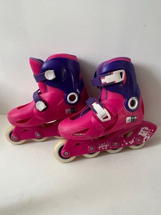 Patines infantiles con kit de protecciones