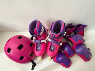 Patines infantiles con kit de protecciones