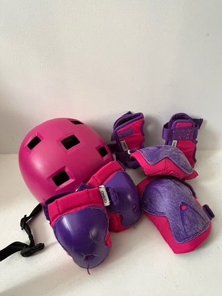 Patines infantiles con kit de protecciones