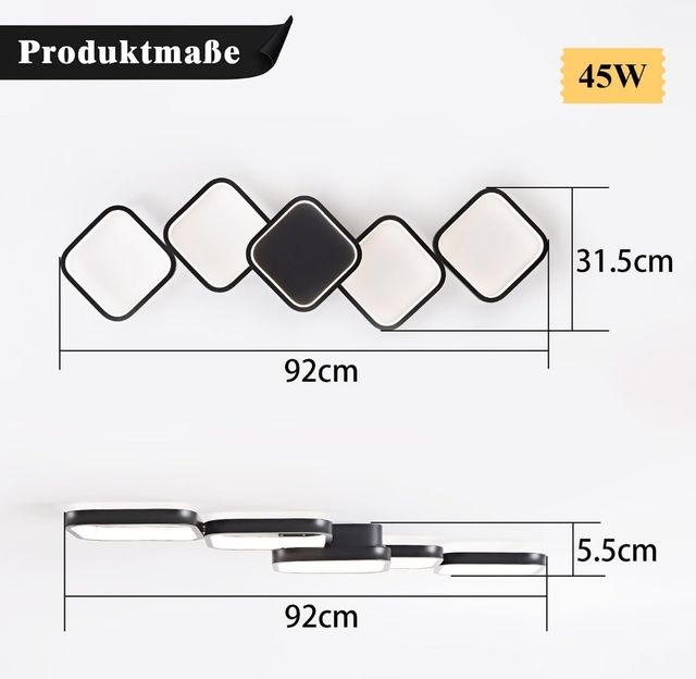 LAMPARA DE TECHO LED MODERNA NUEVA