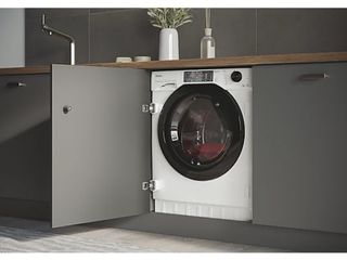 Lavadora integrable - Haier HWQ90B416FWB-S, 9kg