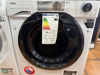 Lavadora integrable - Haier HWQ90B416FWB-S, 9kg
