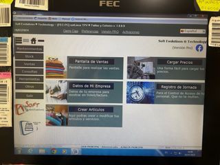 TPV táctil y accesorios comercio