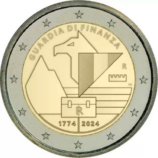 Moneda 2€ Italia 2024 "Guardia di Finanza"----SC.