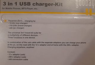 Cargador universal tablet, PC o móviles